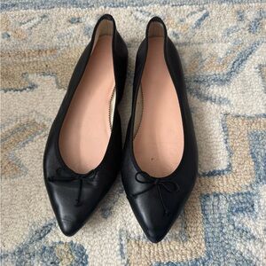 J. crew premium leather ballet flats size 8.5